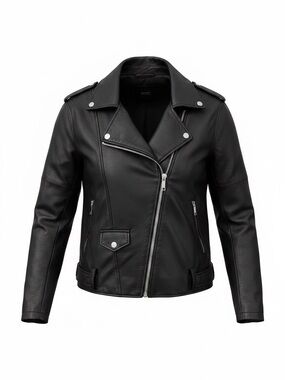 LTH JKT Black Leather Moto Jacket - Women